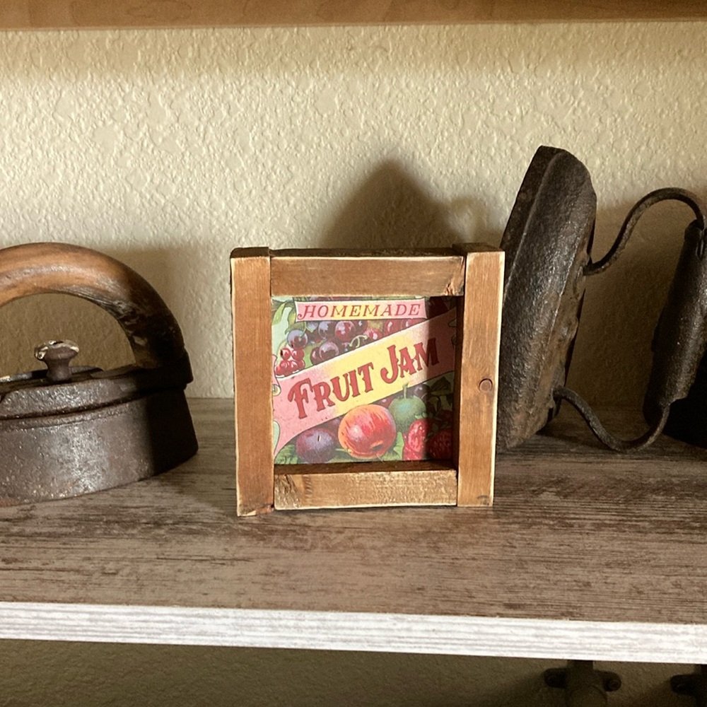 Primitive kitchen, sign, homemade jam, sign, primitive decor, country decor